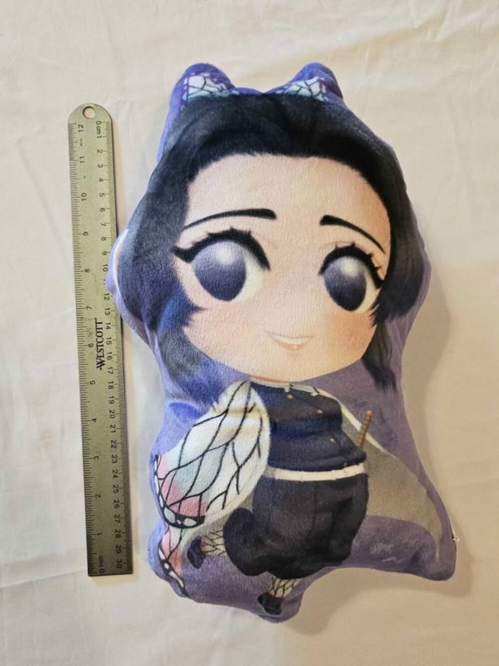 Small plush of Shinobu Koch, Demon Slayer, small zipper pillow